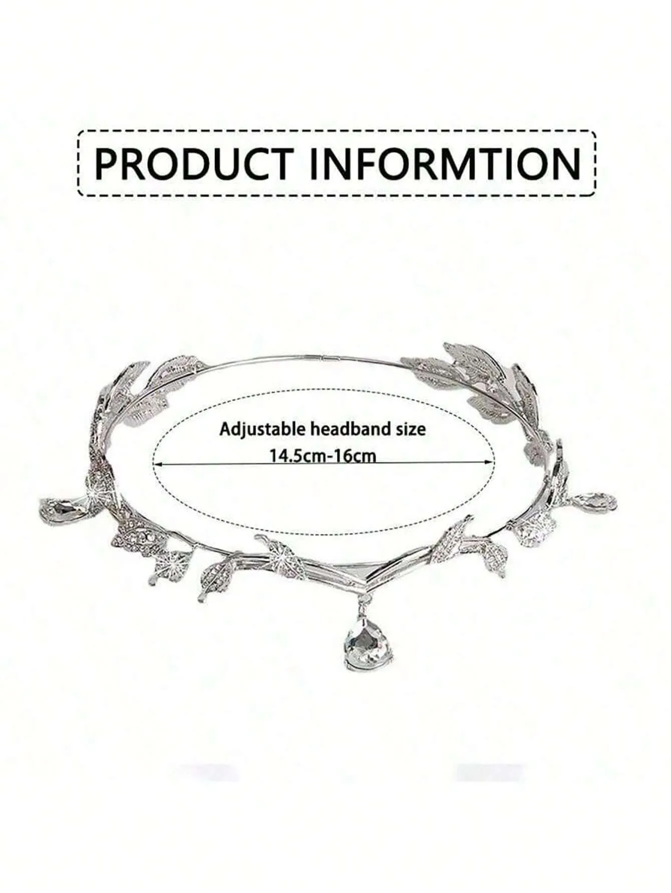 15869 1c-013 1 Diadema Hojas 1 Pza