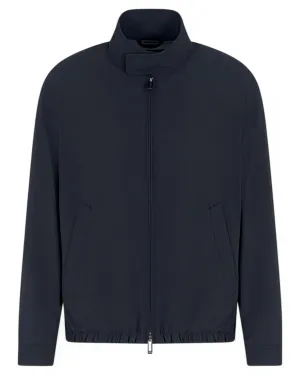 Blouson in Nylon Seersucker Leggero con Zip