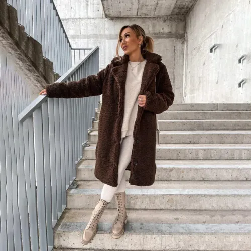 Eloise Stylish Soft Teddy Coat/Jacket