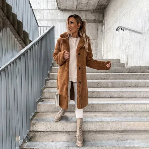 Eloise Stylish Soft Teddy Coat/Jacket