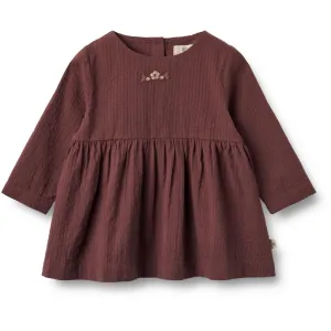 Kjole Gunvor | Baby - aubergine