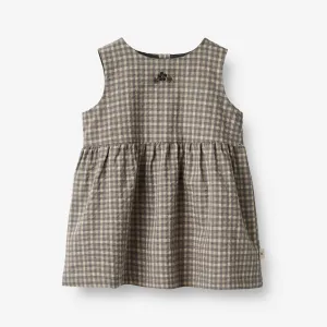 Kjole Louisa | Baby - autumn sky check