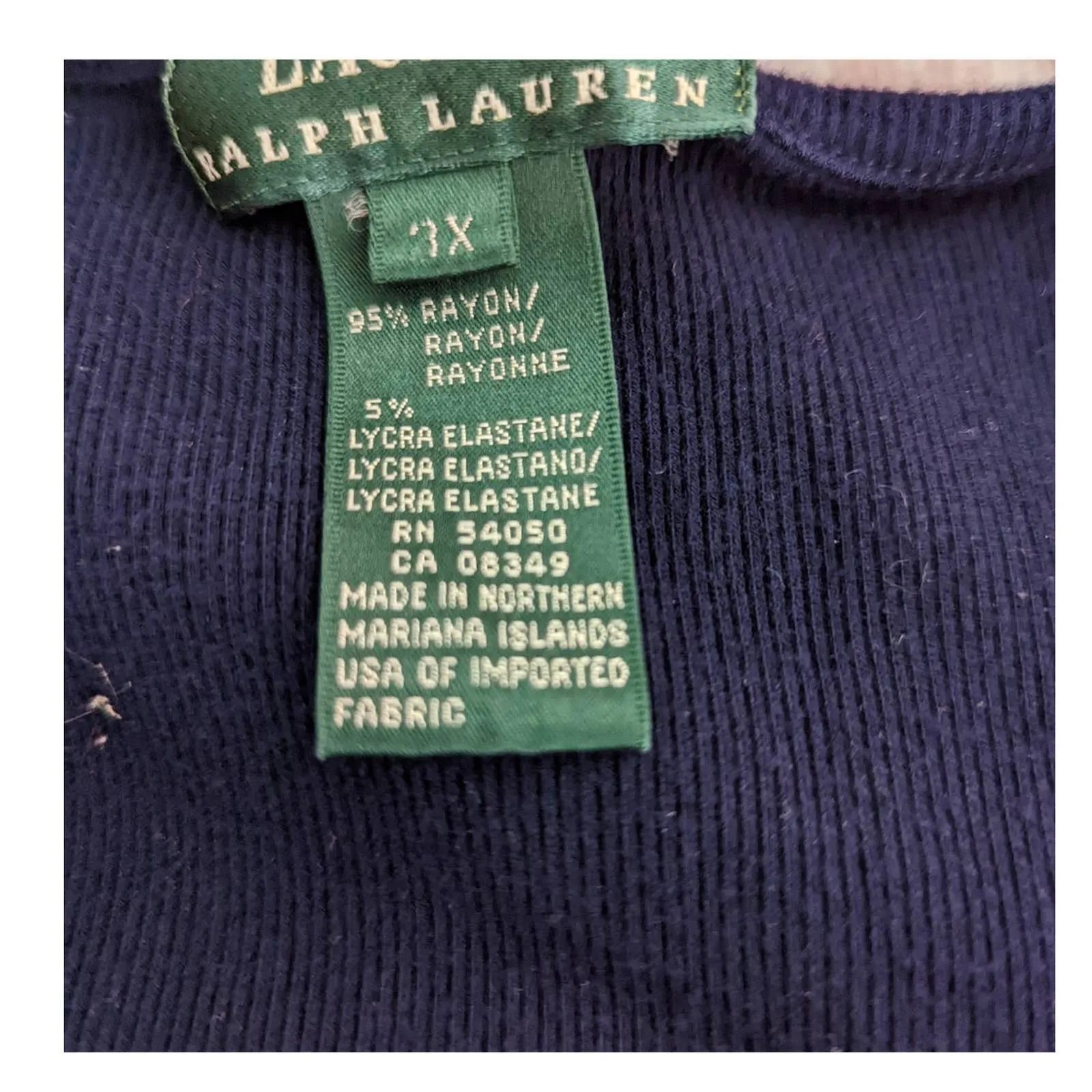 Lauren Ralph Lauren Blue Shirt 1X