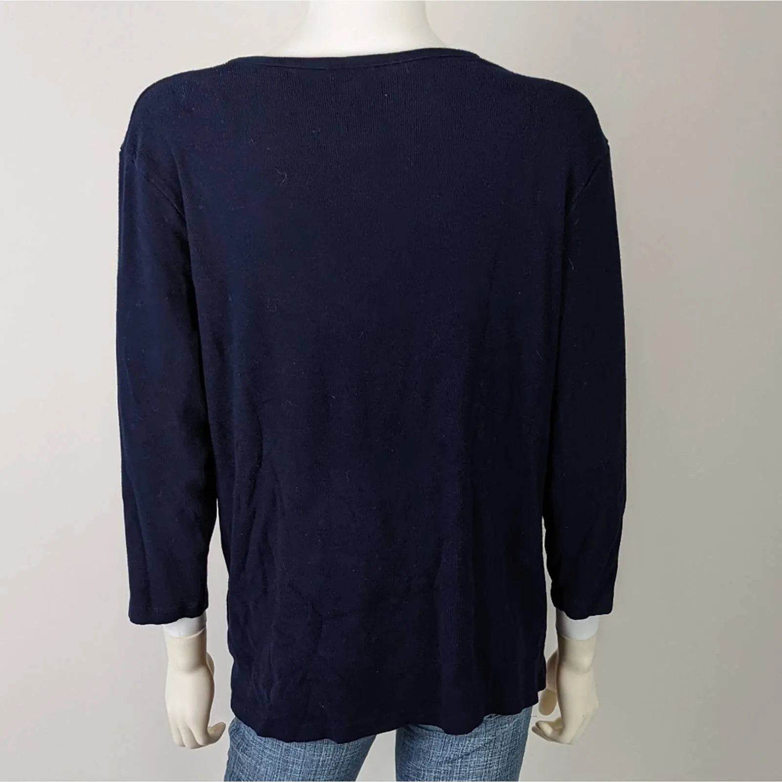 Lauren Ralph Lauren Blue Shirt 1X