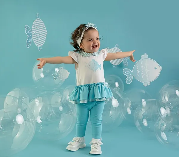 Little A - 'Little Fish' Leggings Set, Kyle