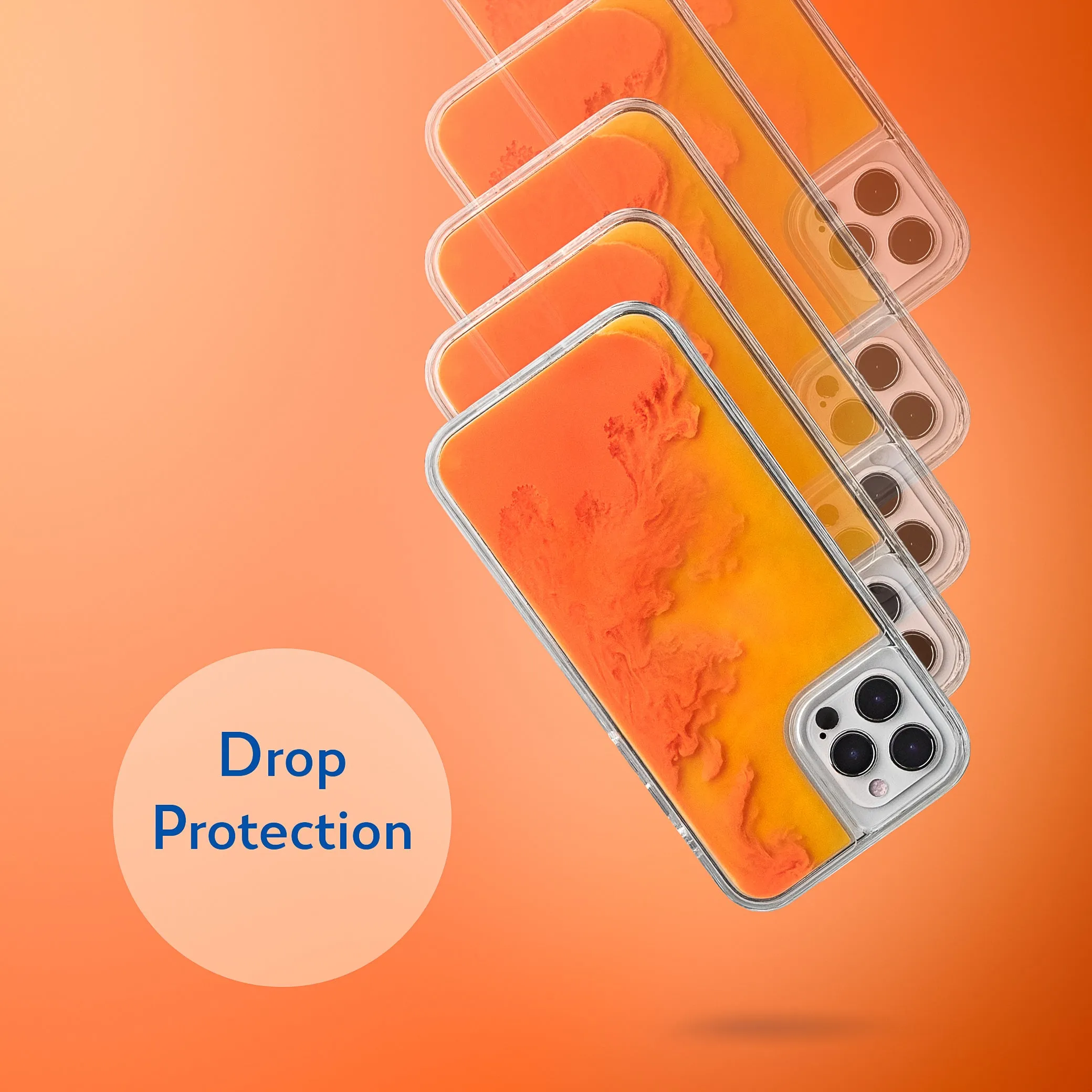 Neon Sand iPhone 12 Pro Max Case - Orange Soda