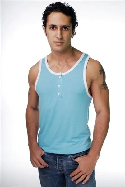Rayon Lycra Henley Tank - Clearance