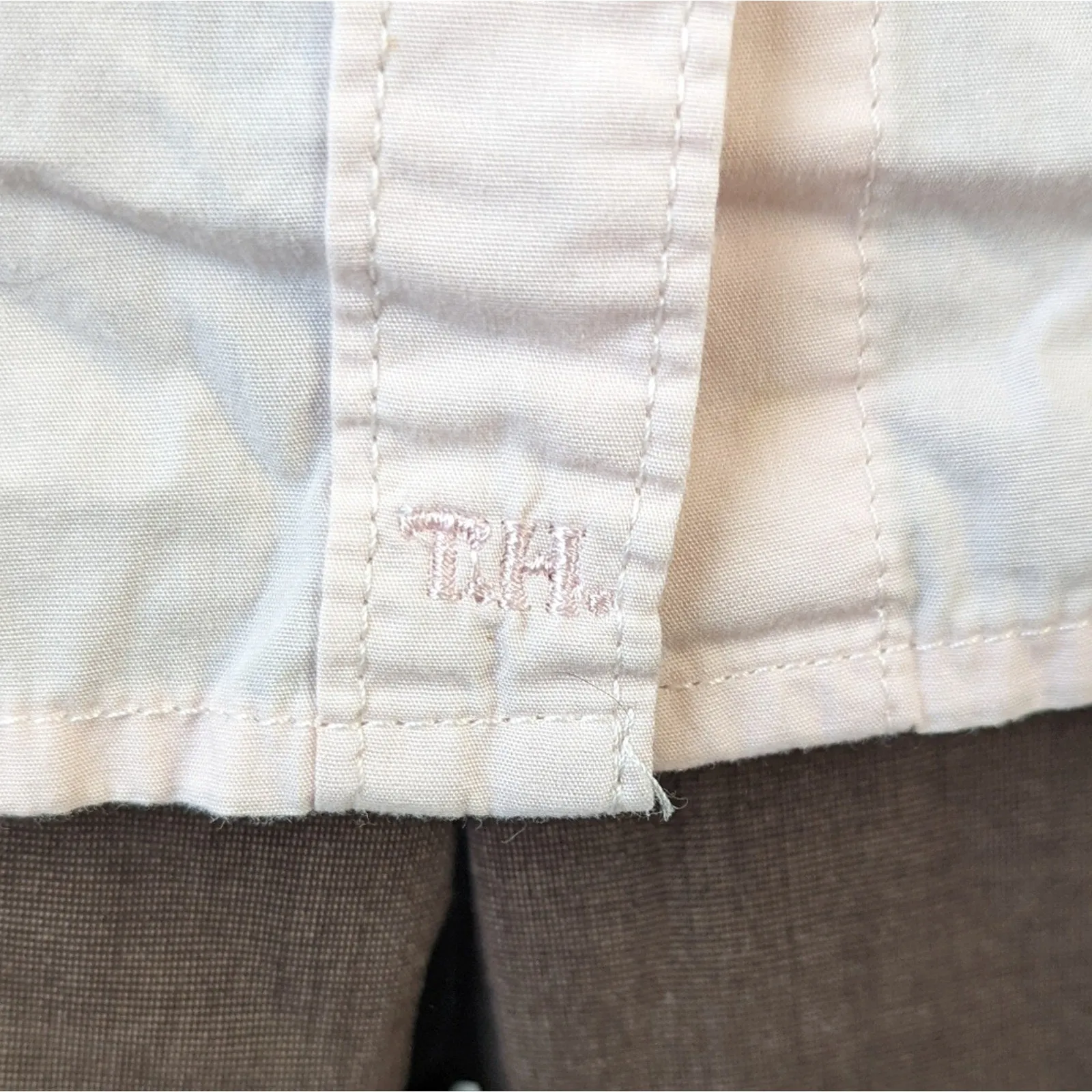 Tommy Hilfiger Pale Pink Button Front Shirt XS