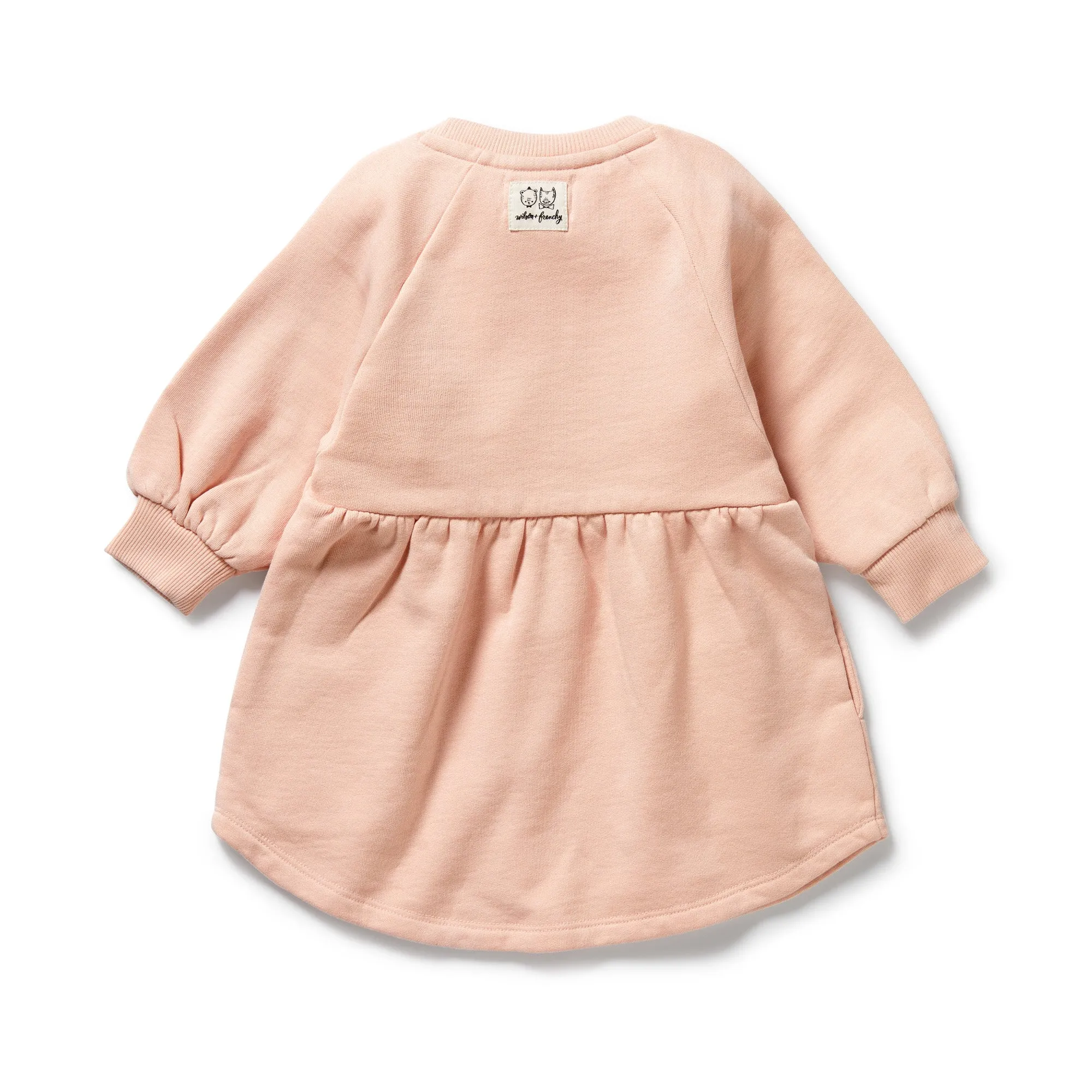 Wilson & Frenchy - Blush Pink Organic Terry Sweat Dress