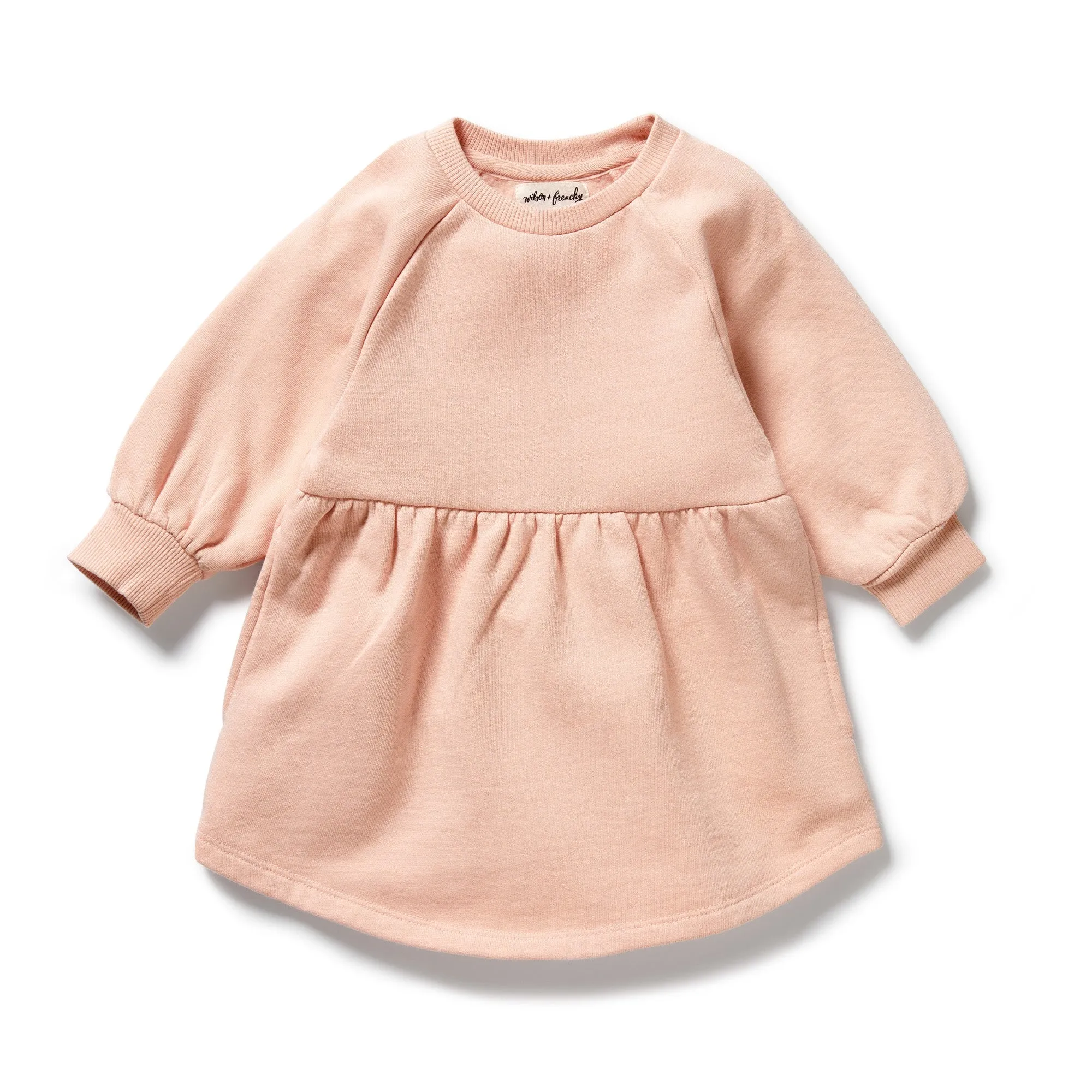 Wilson & Frenchy - Blush Pink Organic Terry Sweat Dress