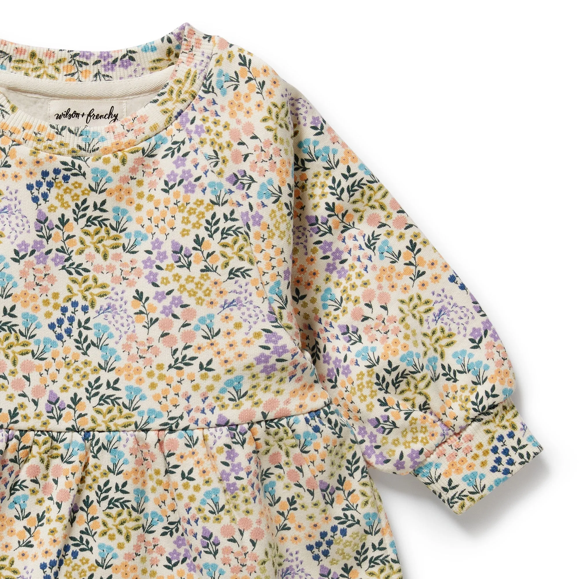 Wilson & Frenchy - Tiny Bloom Organic Terry Sweat Dress